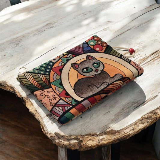 Clutch-Tasche Katze