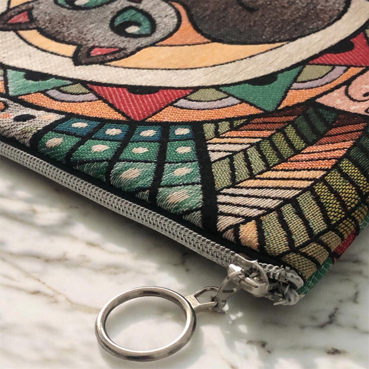 Clutch-Tasche Katze